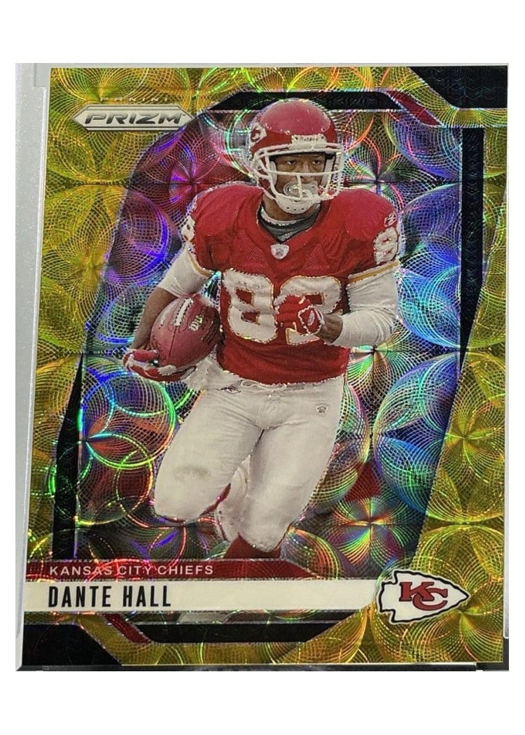 2024 Panini Prizm Base Set Dante Hall Choice Gold #146 card