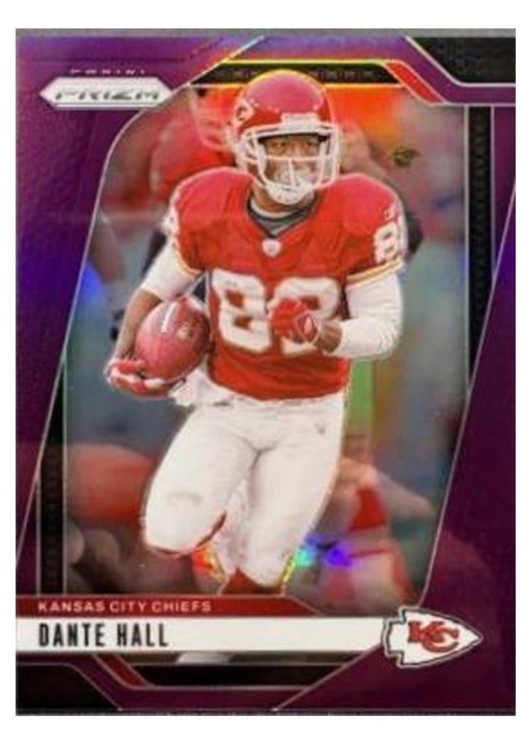2024 Panini Prizm Base Set Dante Hall Purple #146 card
