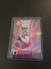 2025 Bowman University Chrome Dean's List Refractor Dante Moore #DL-10 card