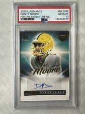 2025 Panini Luminance Future Signatures NIL Dante Moore #10 card