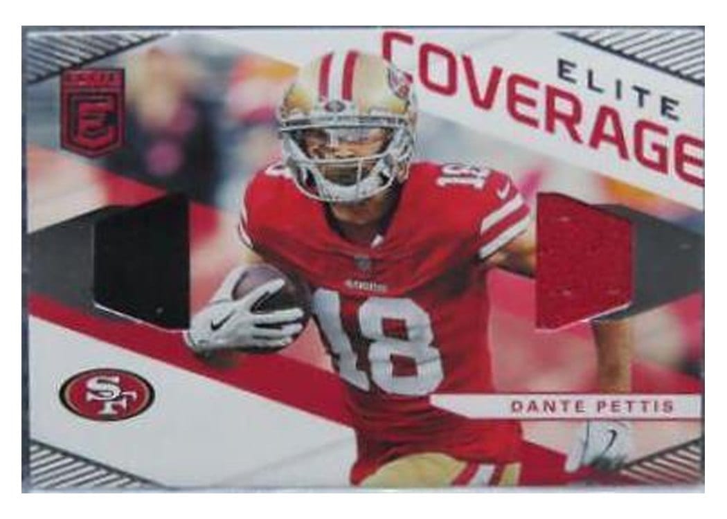 2019 Donruss Elite Elite Coverage Dante Pettis #EC-2 card