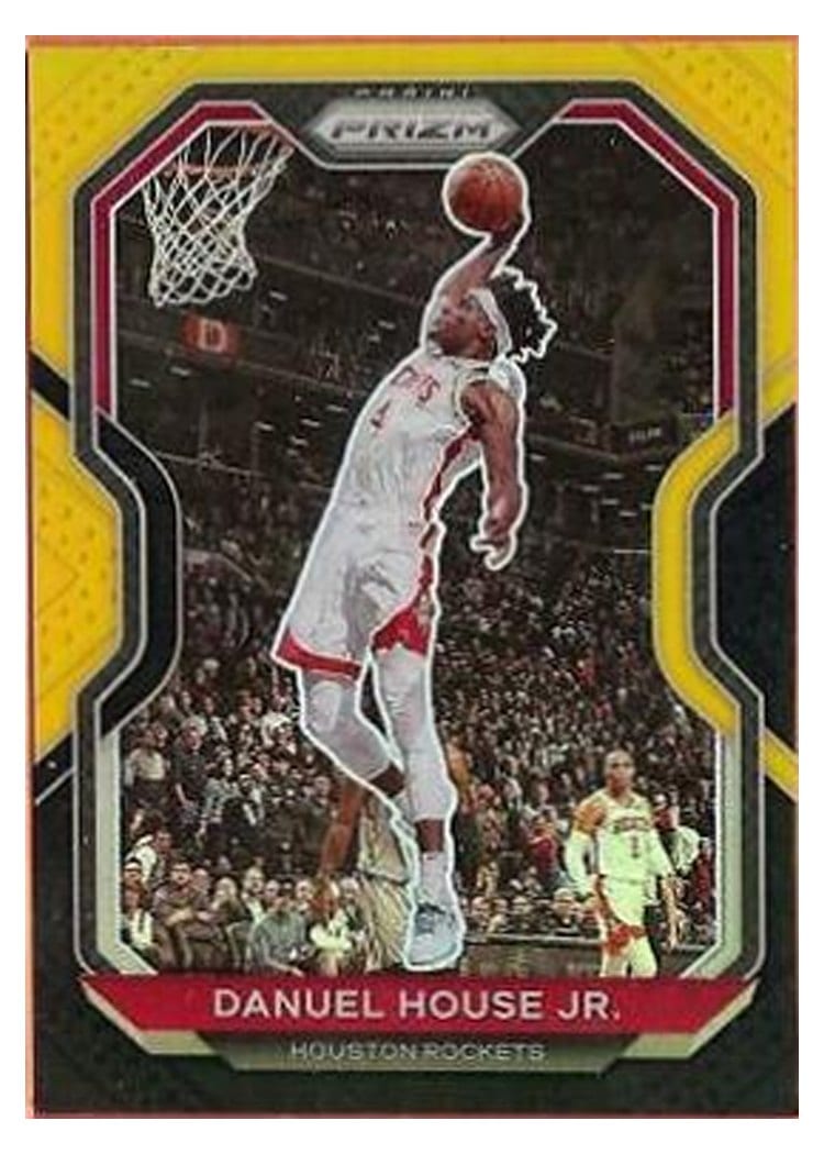 2020-21 Panini Prizm Base Set Danuel House Jr. Black Gold Prizm #80