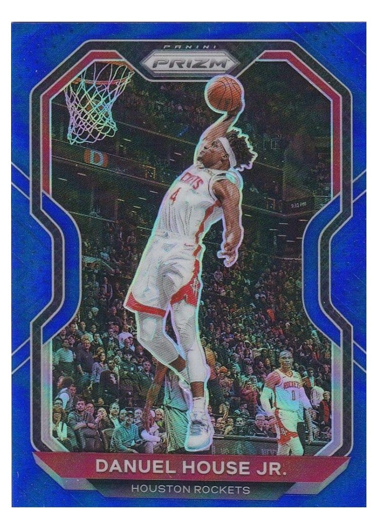 2020-21 Panini Prizm Base Set Danuel House Jr. Blue Prizm #80 card