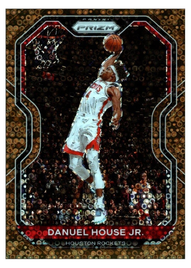 2020-21 Panini Prizm Base Set Danuel House Jr. Fast Break Bronze Prizm #80
