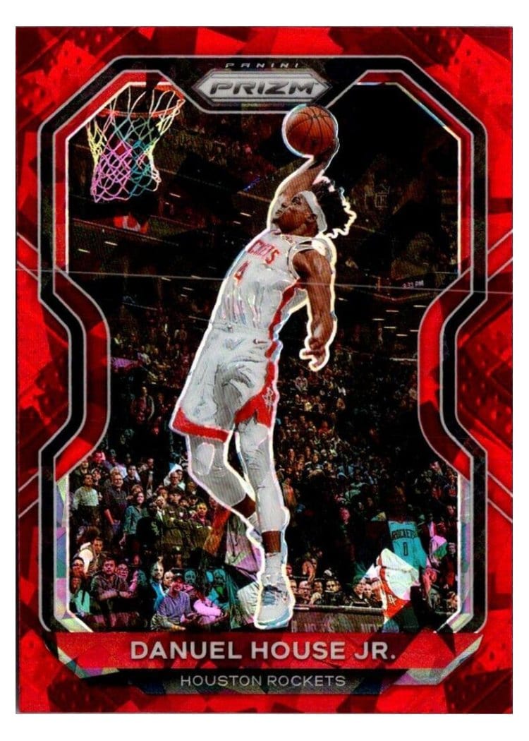 2020-21 Panini Prizm Base Set Danuel House Jr. Red Ice Prizm #80 card