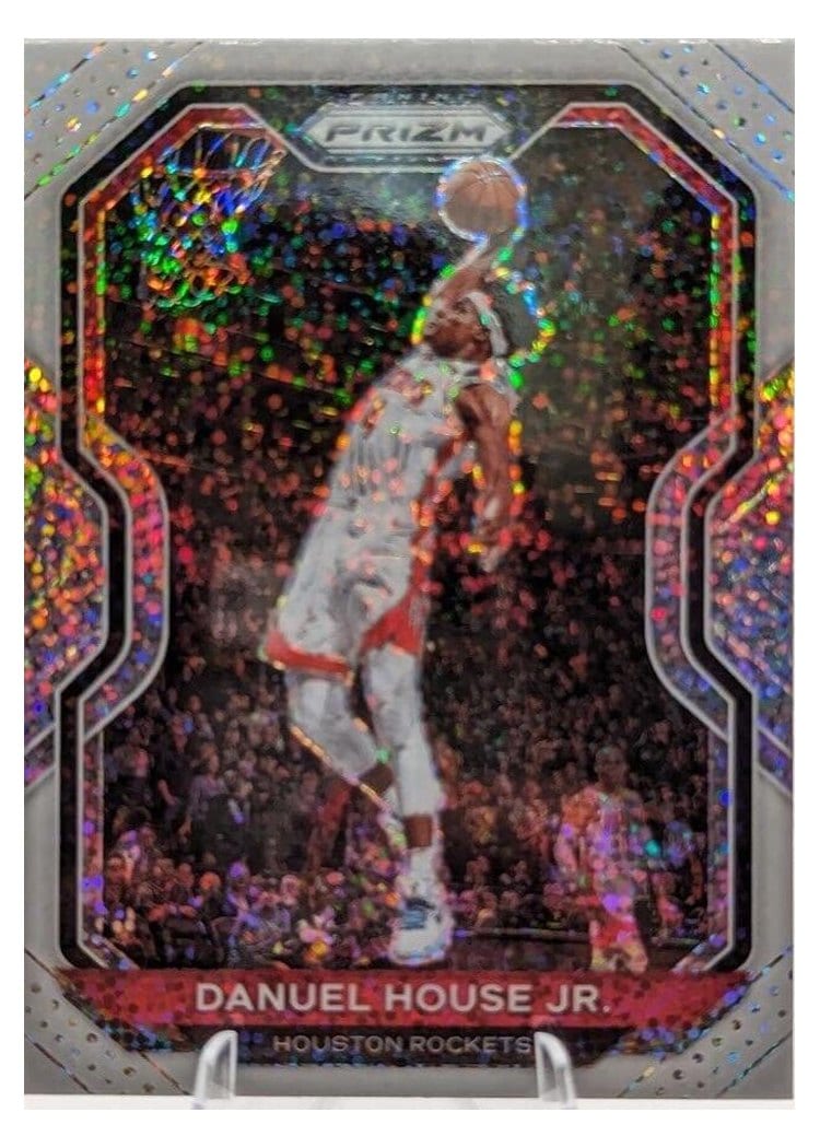 2020-21 Panini Prizm Base Set Danuel House Jr. White Sparkle Prizm #80