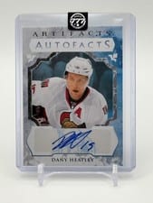 2023-24 Upper Deck Artifacts Autograph Facts Dany Heatley #AF-DH card