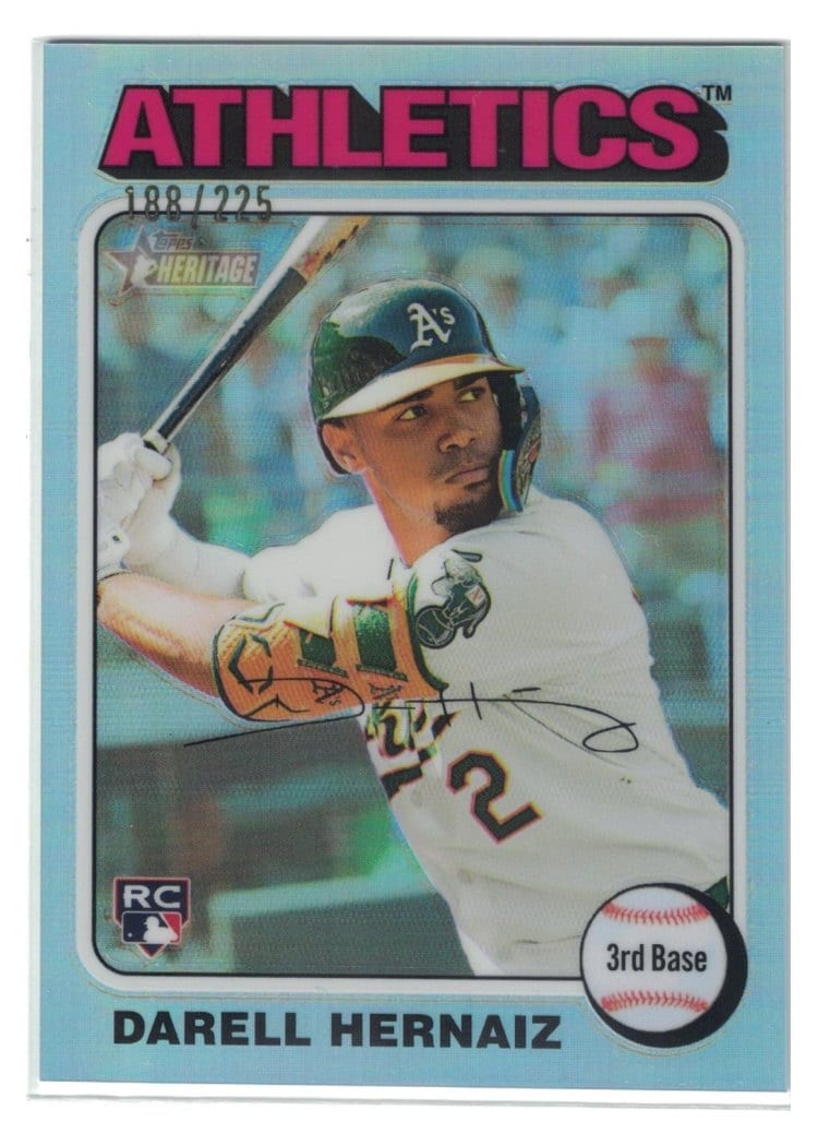 2024 Topps Heritage Darell Hernaiz #670 card