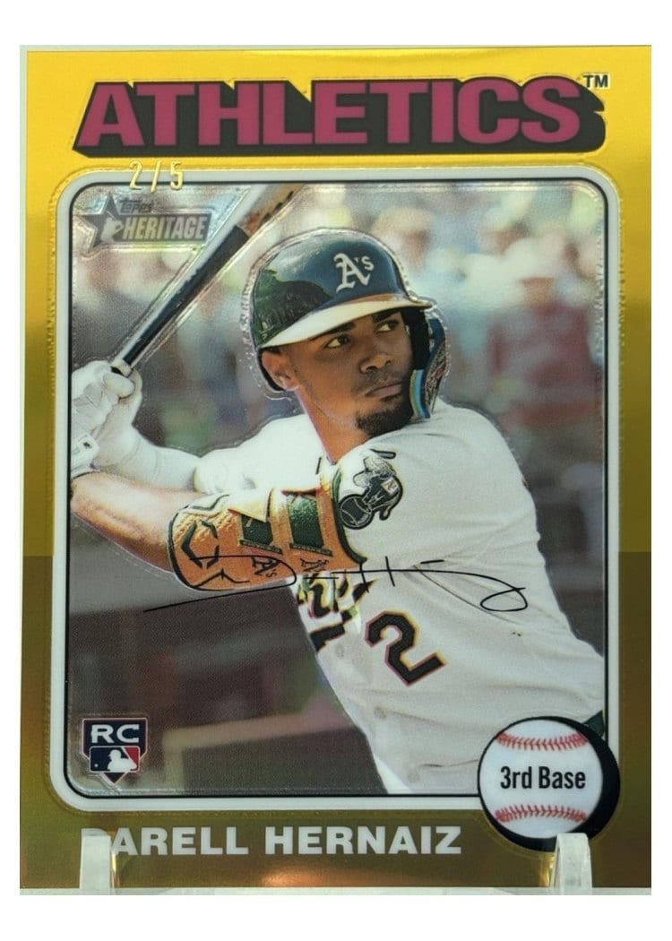 2024 Topps Heritage Darell Hernaiz #670 card