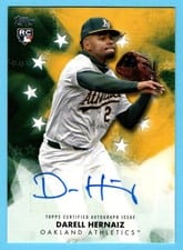 2024 Topps Update Baseball Stars Autographs Darell Hernaiz #BSAU-DH card