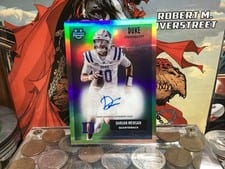 2025 Bowman University Chrome 1955 Bowman Football Autographs Darian Mensah #55AV-DME card