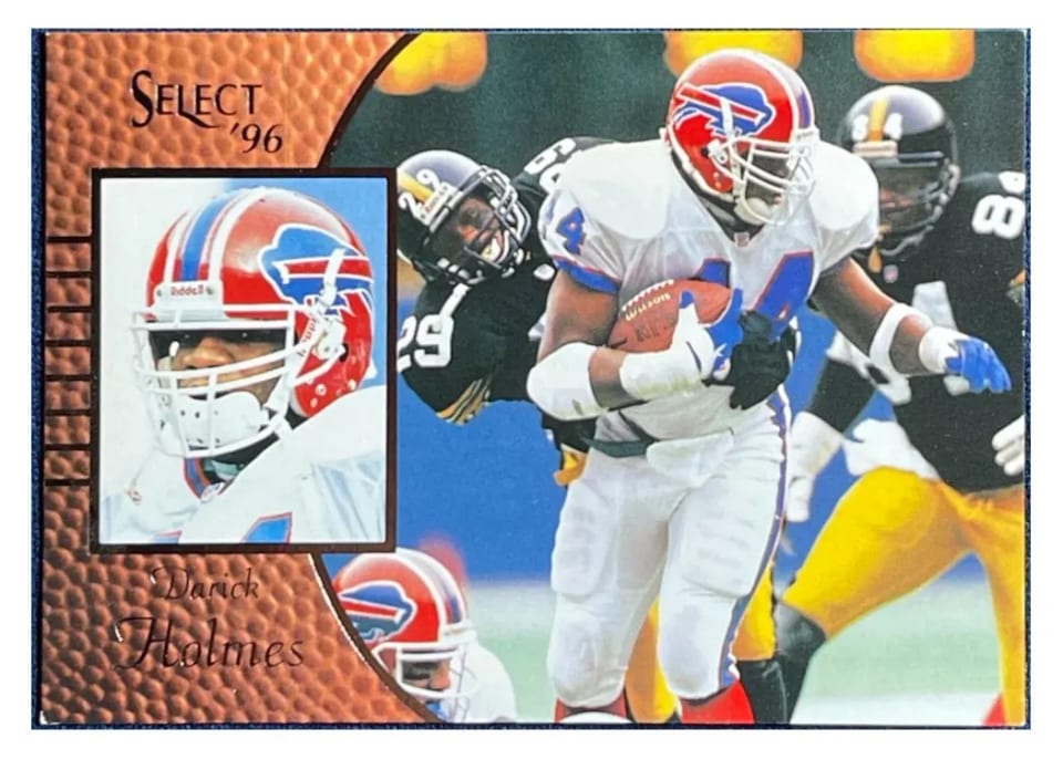 1996 Select Darick Holmes #25 card