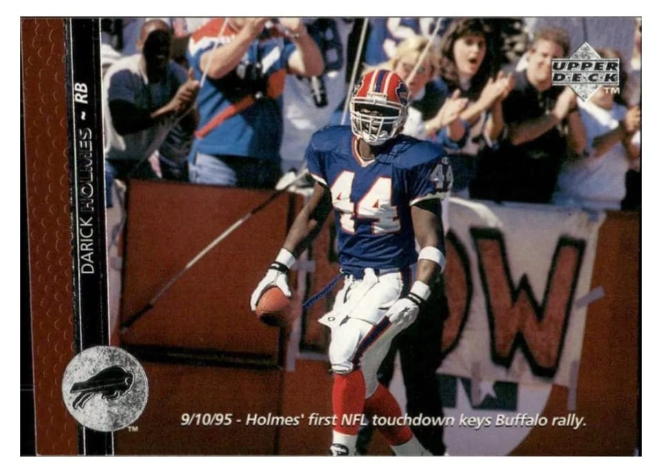 1996 Upper Deck Darick Holmes #124 card