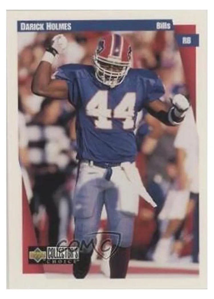 1997 Collector's Choice Darick Holmes #109 card