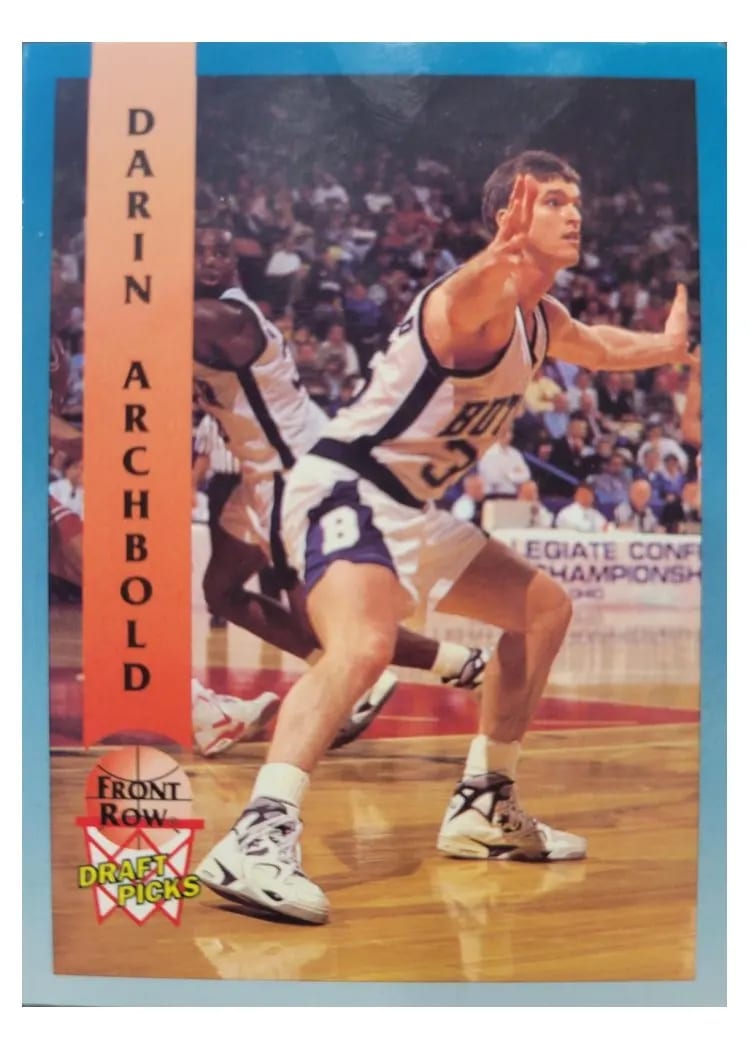 1992 Front Row Draft Picks Darin Archbold #2 card