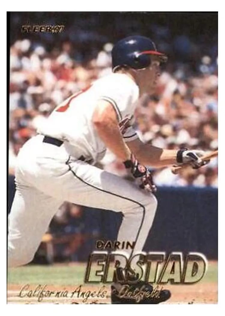 1997 Fleer Base Set Darin Erstad #41 card