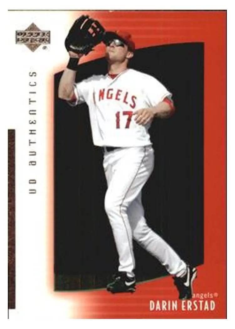 2003 UD Authentics Darin Erstad #32 card