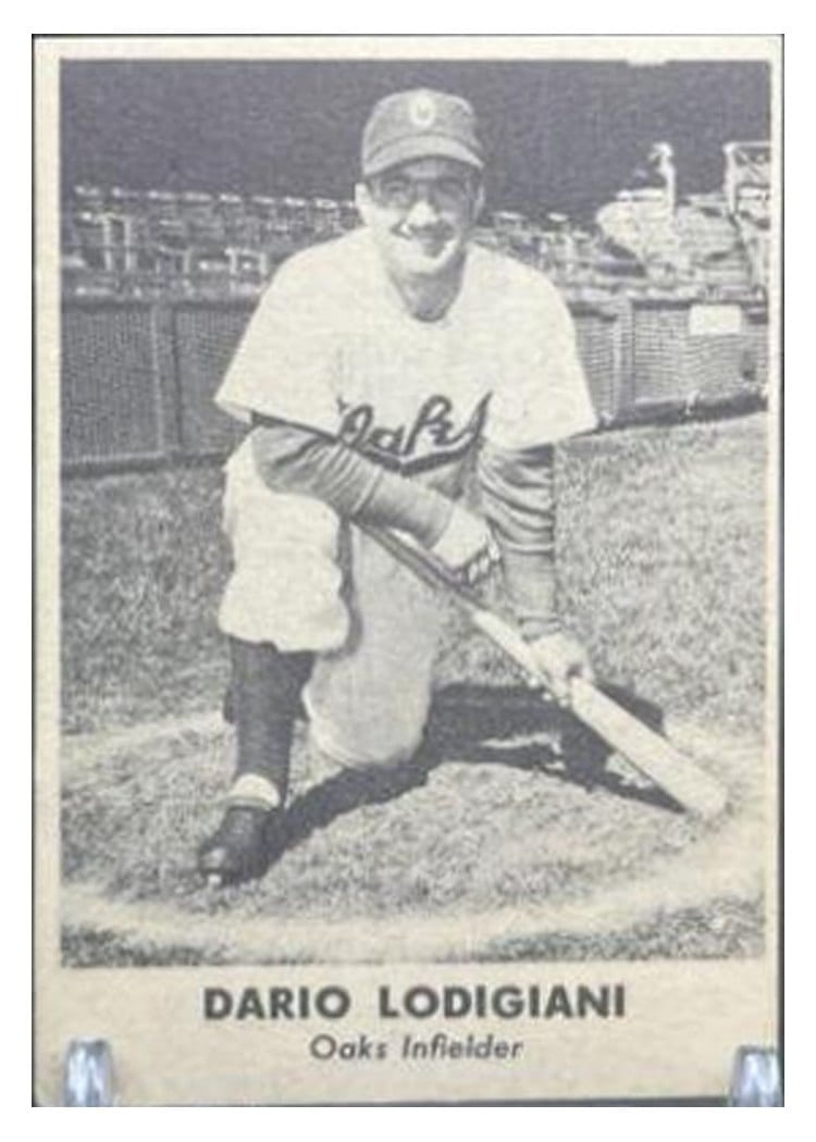 1949 Remar Bread Oakland Oaks Dario Lodigiani card