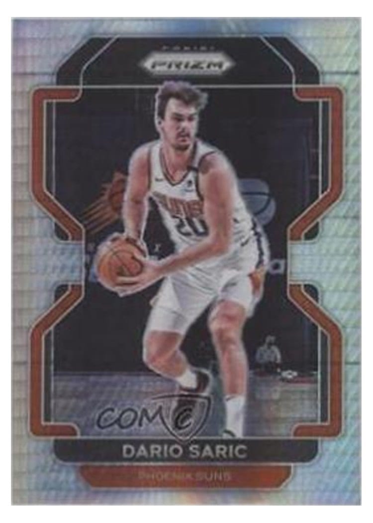 2021-22 Panini Prizm Base Set Dario Saric Hyper Prizm #66 card