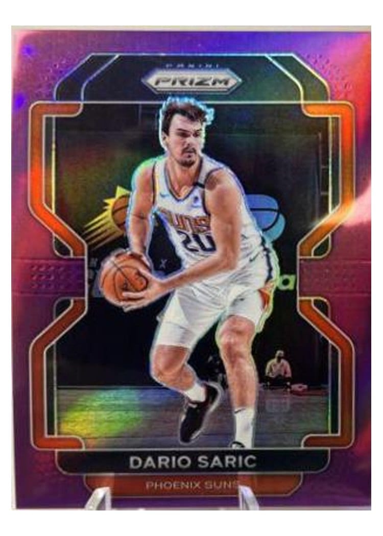 2021-22 Panini Prizm Base Set Dario Saric Purple Prizm #66 card