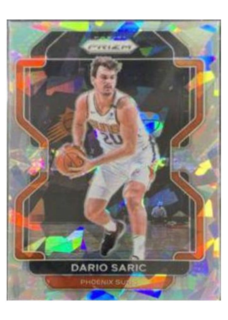 2021-22 Panini Prizm Base Set Dario Saric Silver Wave #66 card
