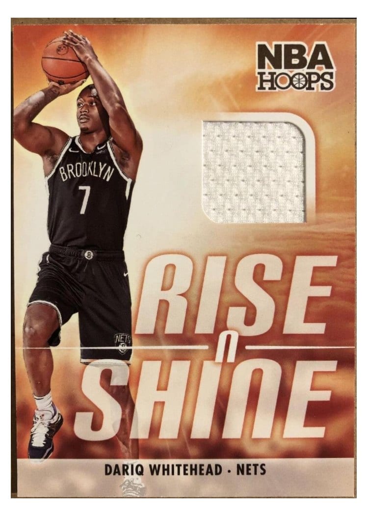2023-24 Hoops Rise n Shine Dariq Whitehead #RS-WHI card