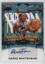 2023-24 Panini Court Kings Fresh Paint Autographs Dariq Whitehead #FP-DWB card