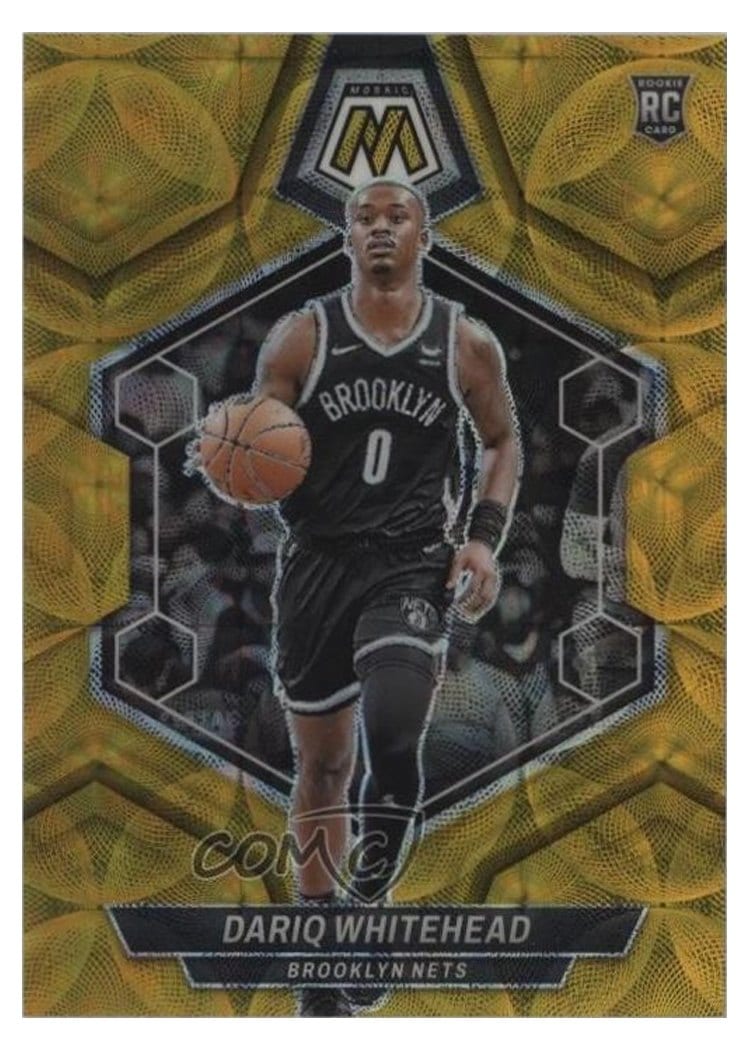 2023-24 Panini Mosaic Base Set Dariq Whitehead #247 card