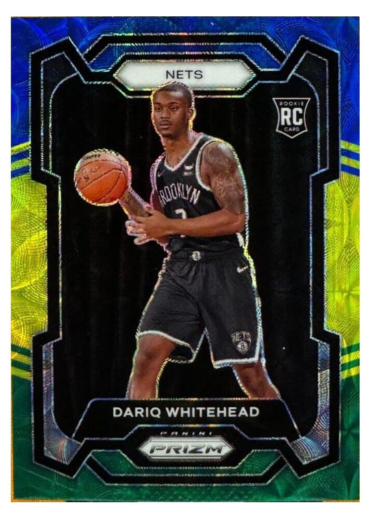 2023-24 Panini Prizm Base Set Dariq Whitehead #175 card