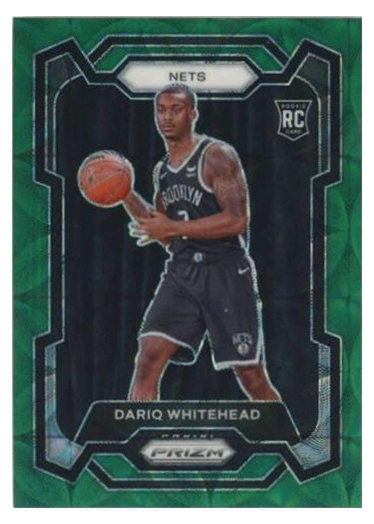 2023-24 Panini Prizm Base Set Dariq Whitehead #175 card