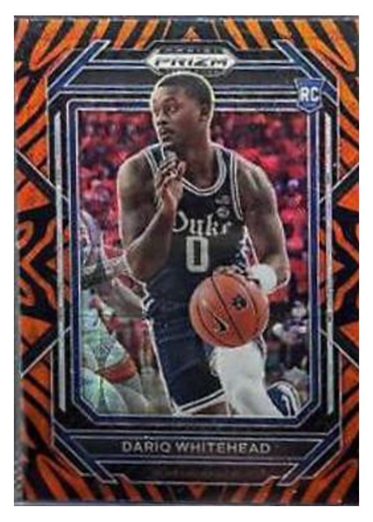 2023-24 Panini Prizm Base Set Dariq Whitehead #175 card
