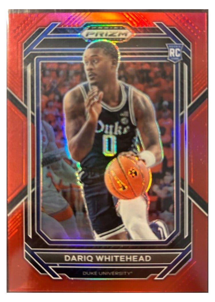 2023-24 Panini Prizm Base Set Dariq Whitehead #175 card