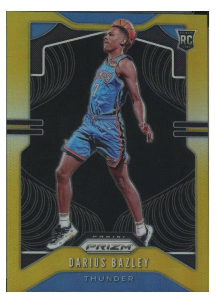 2019-20 Panini Prizm Base Set Darius Bazley #289 card