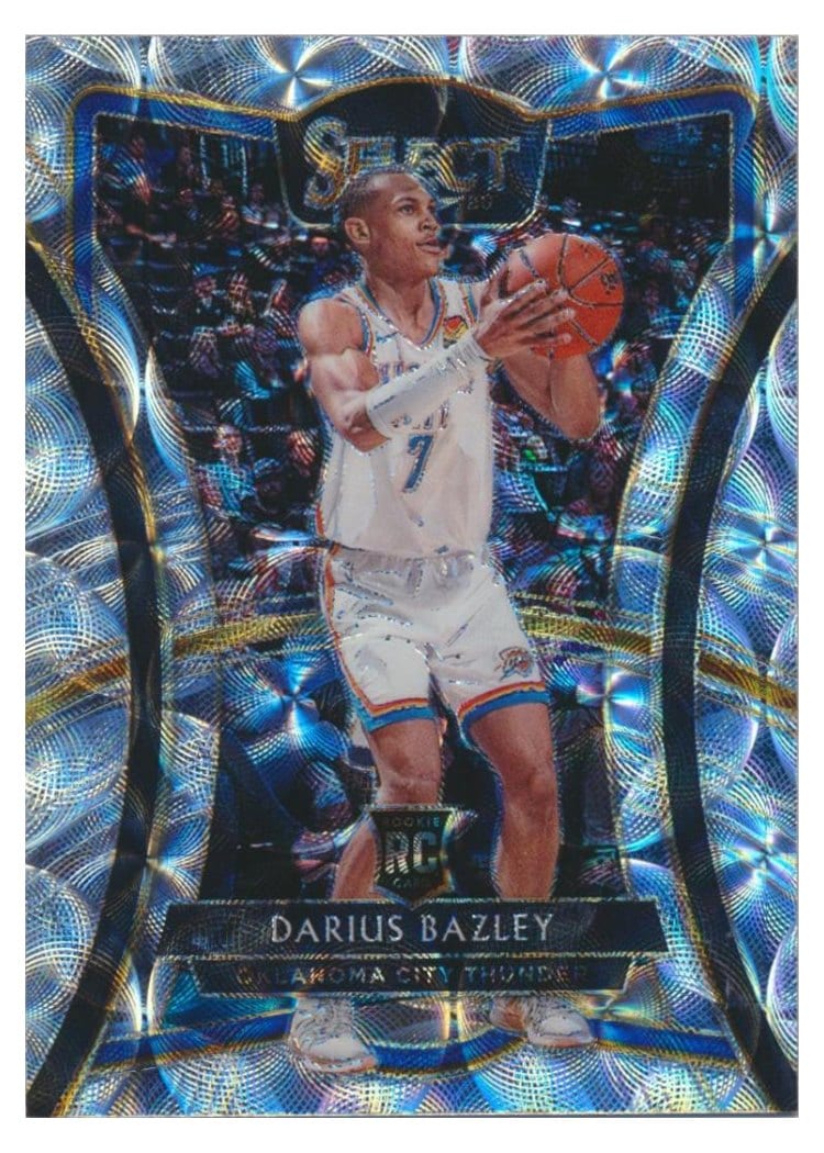 2019-20 Panini Select Base Set Darius Bazley #116 card