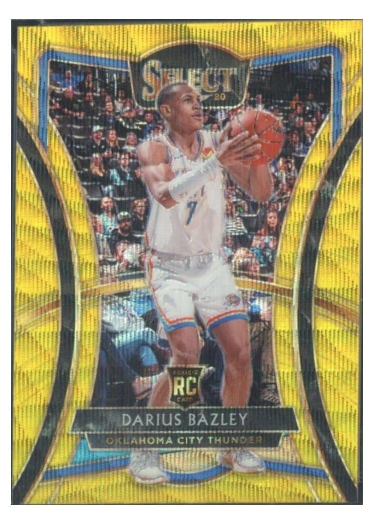 2019-20 Panini Select Base Set Darius Bazley #116 card