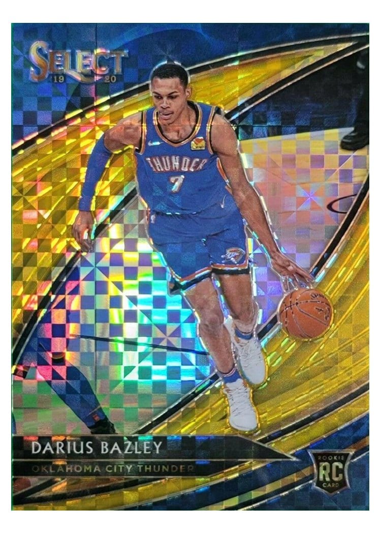 2019-20 Panini Select Base Set Darius Bazley #292 card