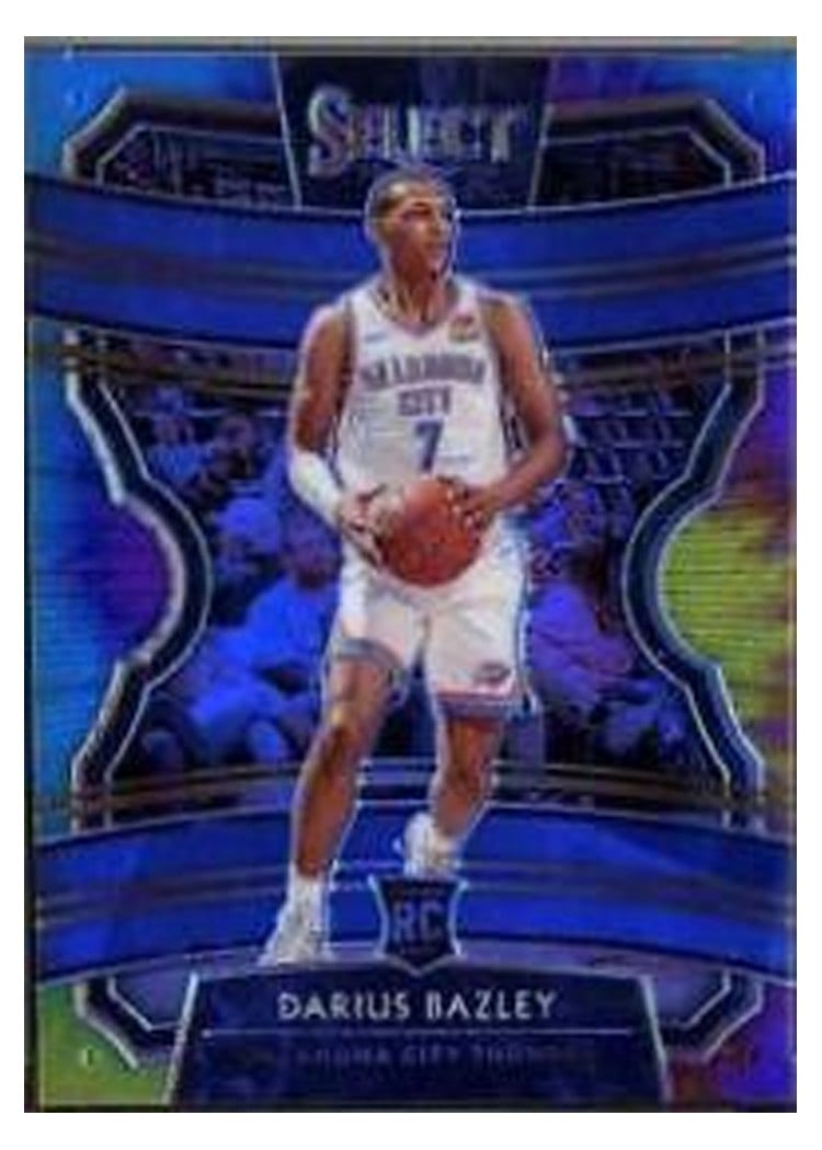 2019-20 Panini Select Base Set Darius Bazley #80 card