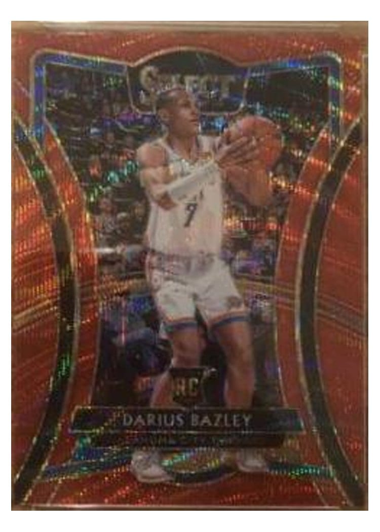 2019-20 Panini Select Base Set Darius Bazley #80 card