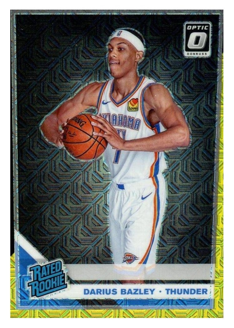 2019 Panini Donruss Optic Darius Bazley #156 card