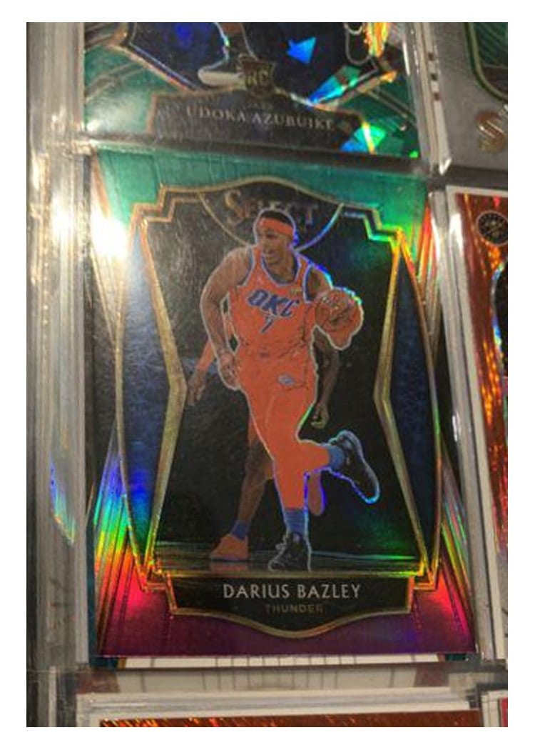 2020-21 Panini Select Base Set Darius Bazley #138 card