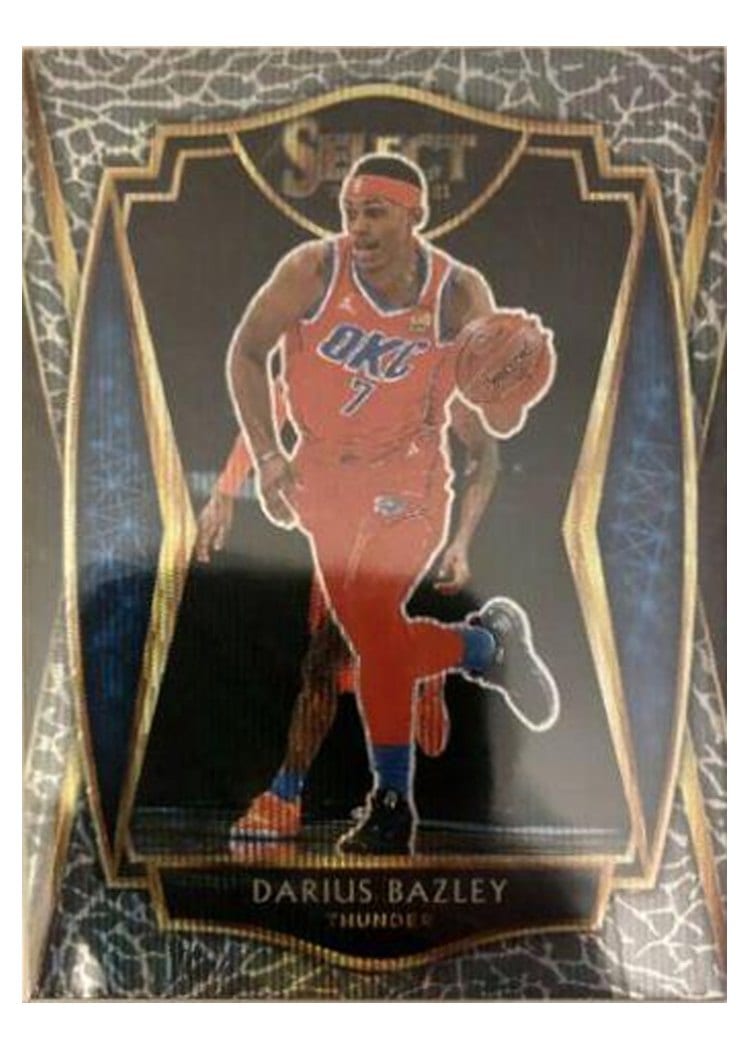2020-21 Panini Select Base Set Darius Bazley #138 card
