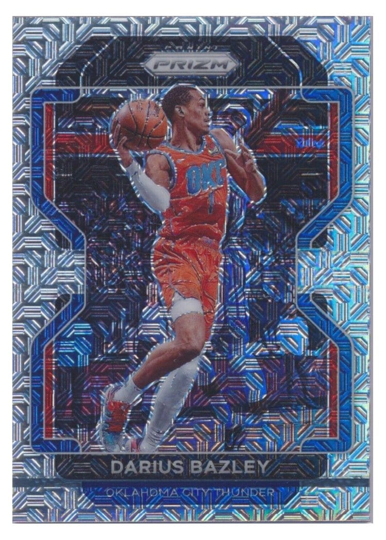 2021-22 Panini Prizm Base Set Darius Bazley Mojo Prizm #237 card