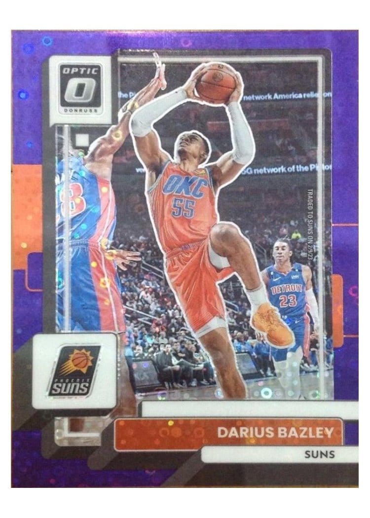 2022-23 Donruss Optic Base Set Darius Bazley #64 card