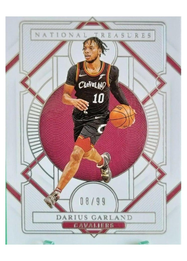 2020-21 Panini National Treasures Base Set Darius Garland #43 card