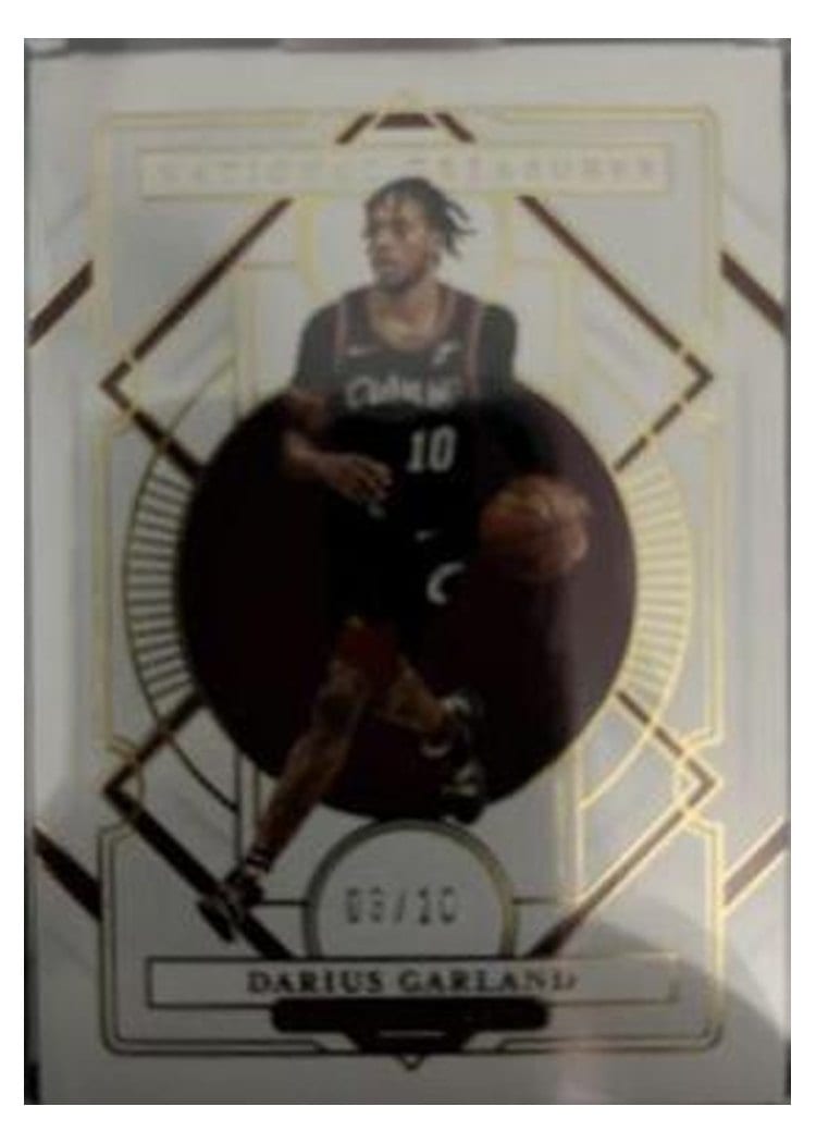 2020-21 Panini National Treasures Base Set Darius Garland #43 card