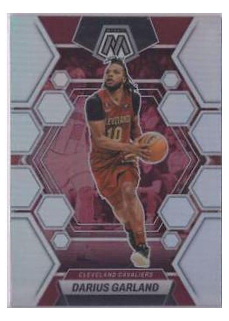 2022-23 Panini Mosaic Base Set Darius Garland Silver #124 card