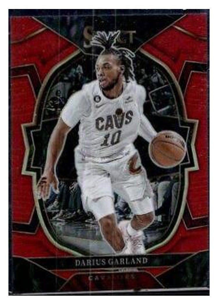 2022-23 Panini Select Base Set Darius Garland Red Prizm #6 card