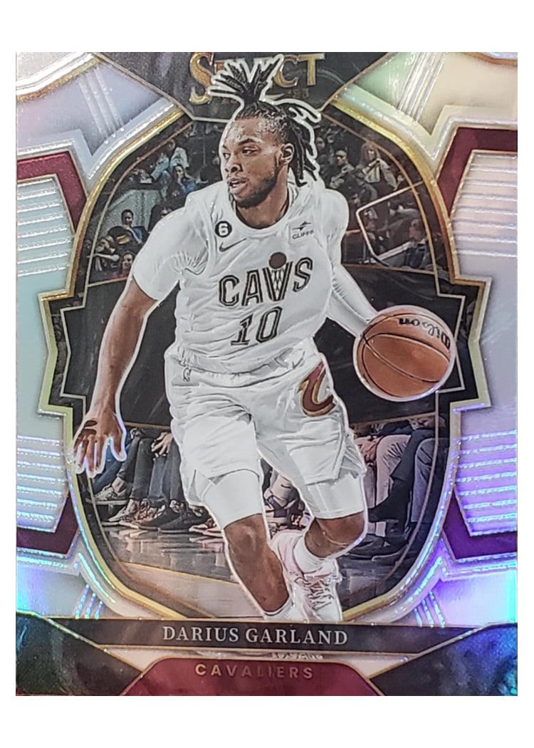 2022-23 Panini Select Base Set Darius Garland Silver Prizm #6 card