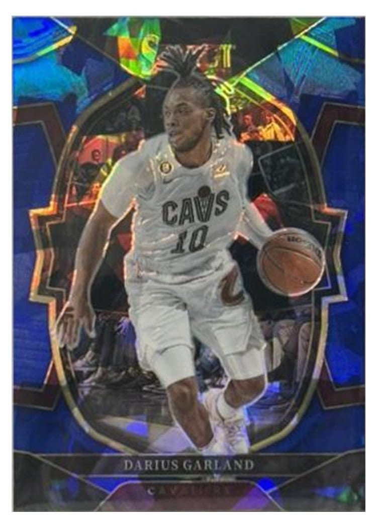 2022-23 Panini Select Base Set Darius Garland Blue Retail #6 card