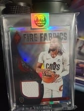 2023-24 Panini Phoenix Fire Fabrics Darius Garland #FF-GAR card